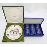 A Spode 1970, cased 38/1000 Nijinsky St. Leger Plate for Francis Sinclair Ltd of Doncaster.