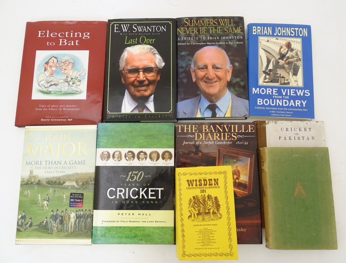 Books: A quantity of books on the subject of cricket, - Image 3 of 7