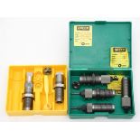 A boxed set of Lee .223 reloading dies, together with a boxed set of Lee .22-250 reloading dies.