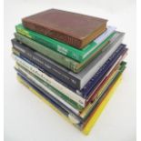 Books: A large quantity of books on the subject of cricket,