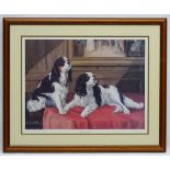 John L Baker (1922) Canine School, Limited edition signed coloured dog print 234/500,