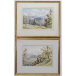 A. H., c.1960, Indian School, Watercolour, a pair, 'Nr. Chakrata' and 'Nr.