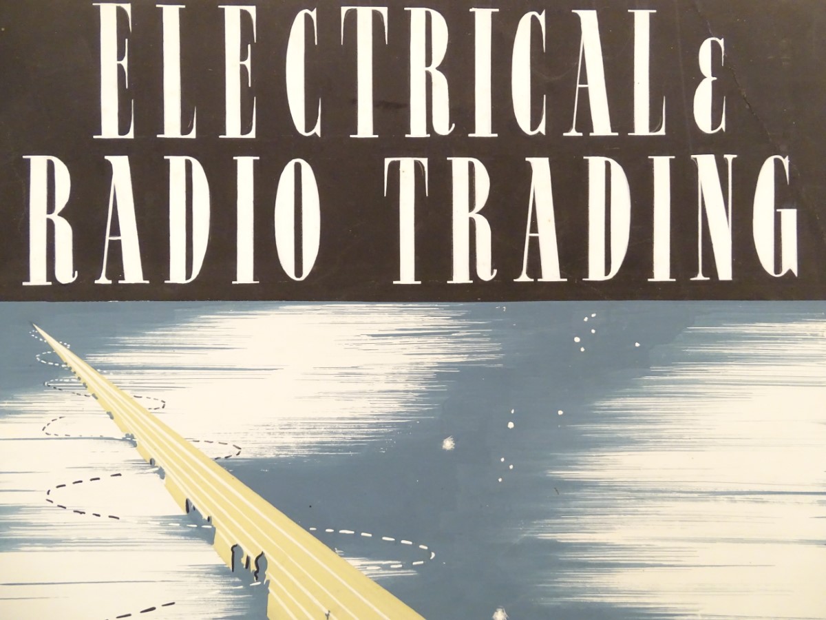 Original magazine artwork, WEB, Gouache, Electrical & Radio Trading front cover. - Image 4 of 6