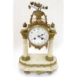 Japy Freres & Co: a French Pillar clock,