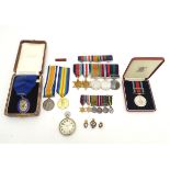 Militaria: 20thC medal group and accoutrements of Lt Colonel Sydney Bootland.