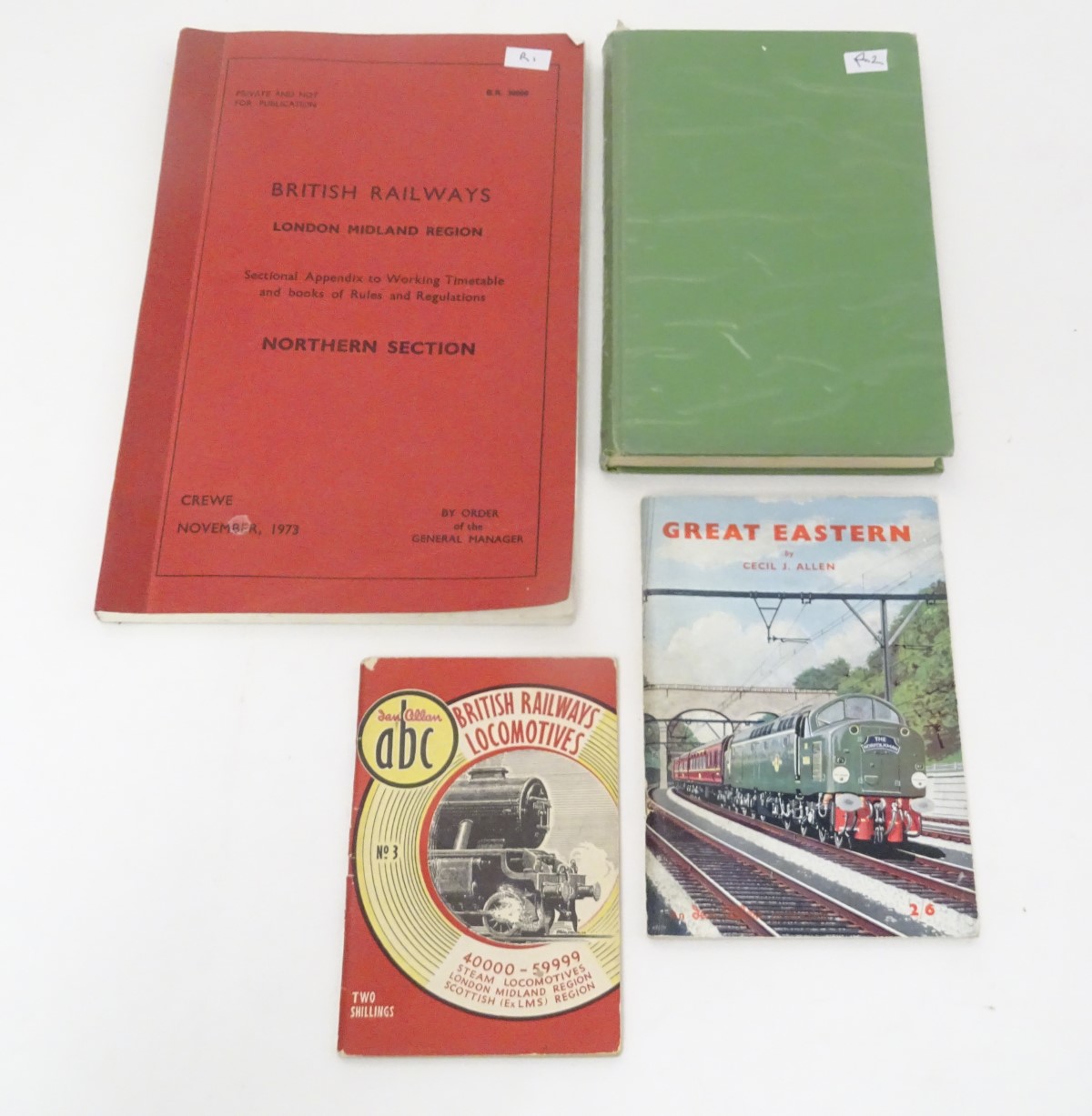 A quantity of texts on the subject of railways, to include British Railways, London Midland Region,