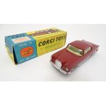 Corgi Toys: A boxed die-cast scale model car, Mercedes-Benz 220SE Coupe, model no.