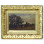 Indistinctly (Crisand ?) signed, XIX, English School, Oil on oak panel,