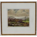 Norman Stephenson, XX, Watercolour, Country vista, Signed lower right.