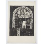 P. H. Hunt, 1964, Limited edition print 3/5, 'Mon Mirror', Signed numbered and dated under.