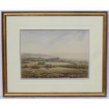 James Orrock (1829-1913), Watercolour, 'Alnwick Castle', Signed lower left and gallery label verso.