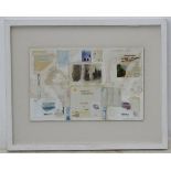 Ian Stonehouse, XX, Mixed media, 'Chapter VIII', Bears Porthmeor Gallery label verso with details.