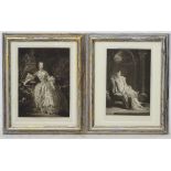 Portraits, Two signed portrait engravings, Henry Scott Bridgewater (1864 - 1946),