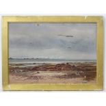 Charles Radcliffe, XIX, Oil on canvas, 'Lancaster Sands', Signed lower left and titled verso.