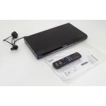 A Panasonic blu-ray DVD player,