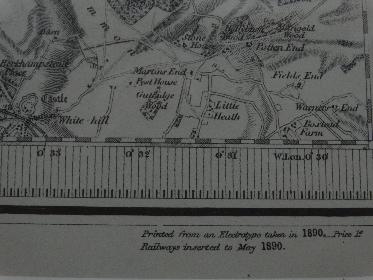 Map: A map of ''Ingham'' published by Ordnance Survey 1st December 1834 . - Image 3 of 8
