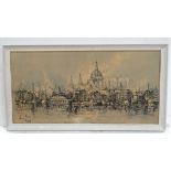 A print of London after Ben Maile CONDITION: Please Note - we do not make reference