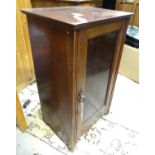 A mahogany bedside cabinet CONDITION: Please Note - we do not make reference to the