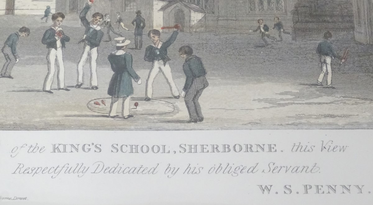 A lithograph depicting King's School, - Image 3 of 3