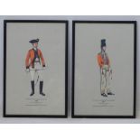 Militaria : After P H Smitherman ( 1910-1982 ) A pair of polychrome prints depicting British