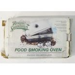 A food smoking oven, Ronnie Sunshines Hot Smoker,