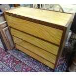 A mid 20thC century 4 drawer chest of drawers CONDITION: Please Note - we do not