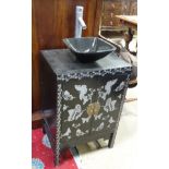 An oriental style sink / washbasin unit CONDITION: Please Note - we do not make