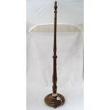 An oak lamp stand CONDITION: Please Note - we do not make reference to the