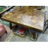 A continental draw leaf dining table CONDITION: Please Note - we do not make