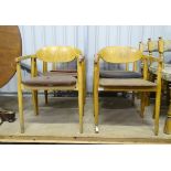 Six 1950s cafe chairs CONDITION: Please Note - we do not make reference to the