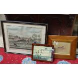 3 sporting prints CONDITION: Please Note - we do not make reference to the