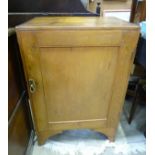 An early 20thC small pine housekeepers cupboard