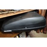 A Halfords roof box CONDITION: Please Note - we do not make reference to the