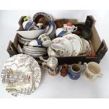A quantity of miscellaneous ceramics CONDITION: Please Note - we do not make