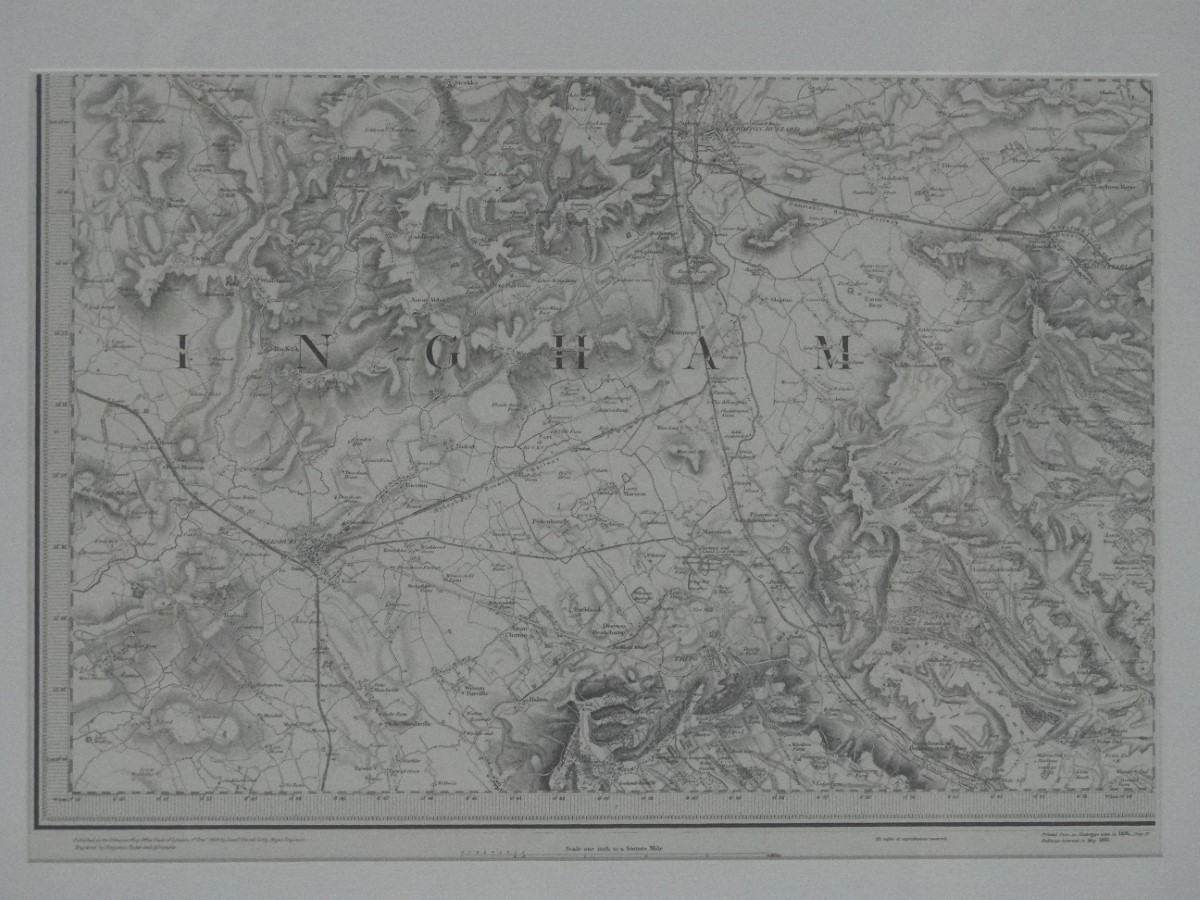 Map: A map of ''Ingham'' published by Ordnance Survey 1st December 1834 . - Image 8 of 8
