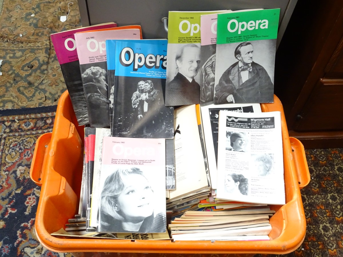 A large quantity of pamphlets and magazines relating to opera CONDITION: Please Note - Image 3 of 3