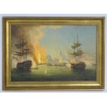 James Hardy, XX, Marine School, Oil on canvas laid on board,