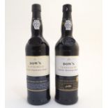Two bottles of Dow's port, comprising Trademark 20% vol, 75cl, and Master Blend 20% vol, 75cl.