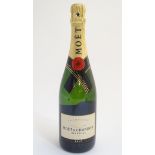 A single bottle of Moet & Chandon Imperial champagne, 750ml,