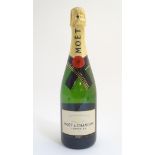 A single bottle of Moet & Chandon Imperial champagne, 750ml,