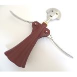 An 'Anna G' model corkscrew by Alessi, Italy, in maroon finish.