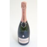 A single bottle of Bollinger rose champagne, 75cl,