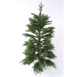 A Nordman PVC artificial Christmas tree,