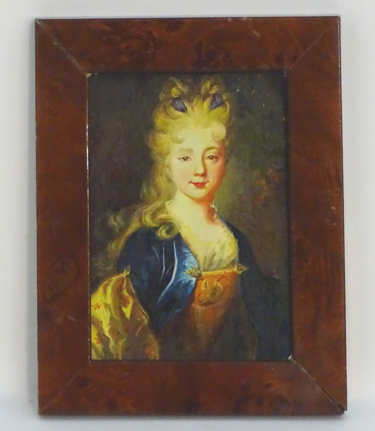 After Nicolas de Largilliere (1656-1746), Oil on card laid on board,