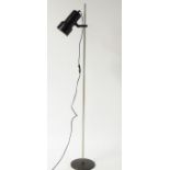 Vintage Retro: A Danish (Scandi) Standard lamp/ pointable light on an adjustable central stand,
