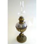 A Victorian Hinks & Son, Birmingham oil lamp,