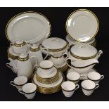 A quantity of Spode dinner and coffee wares in the pattern Knightsbridge,