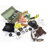 A quantity of assorted photographic equipment to include,