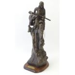 After Frederic Sackrider Remington, (1861-1909) American, Bronzed sculpture,