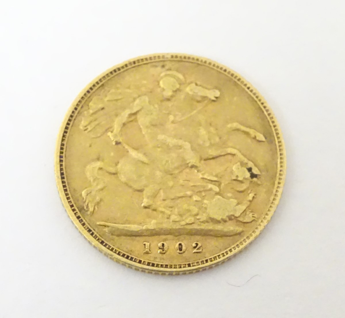Coin: a 1902 half sovereign, - Image 4 of 4